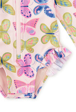 Tea Collection RASH GUARD BABY SWIMSUIT FLUTTER FIESTA