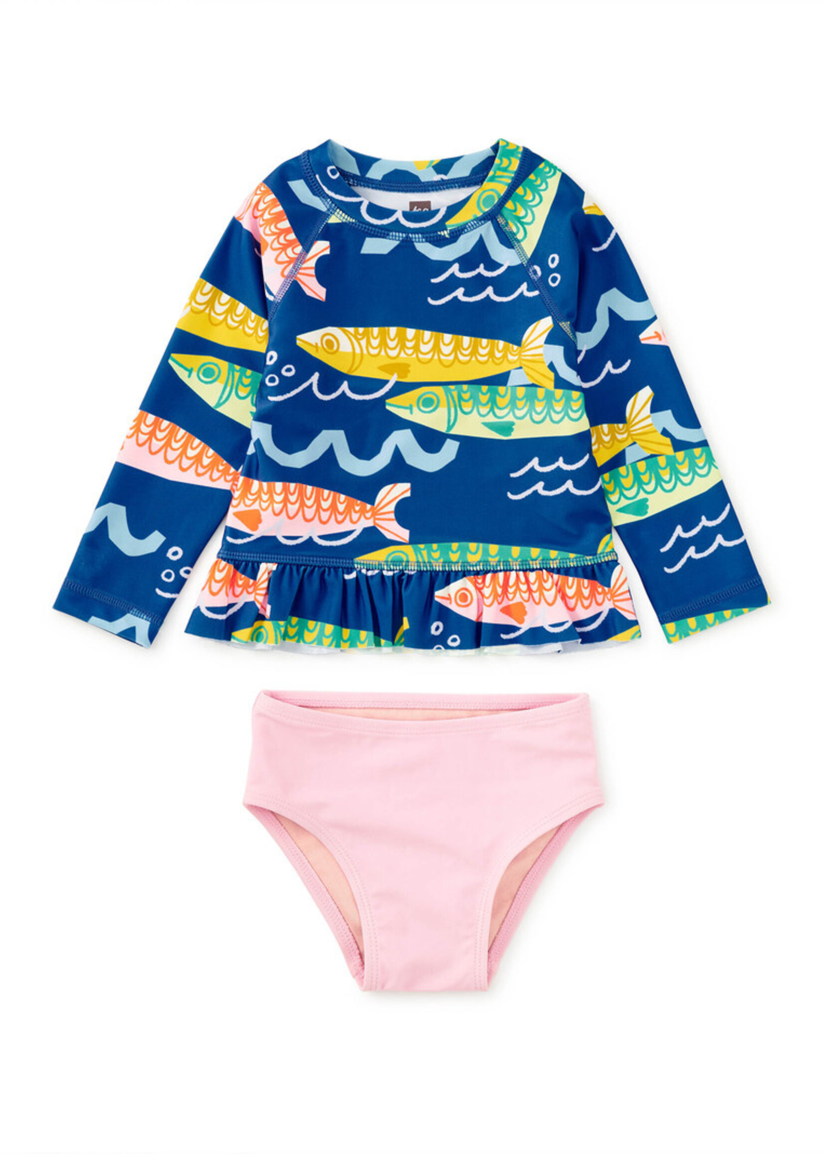 Tea Collection RASH GUARD BABY SWIM 2pc SARDINAS DEL MAR