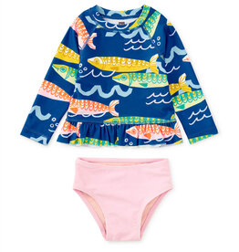 Tea Collection SALE RASH GUARD BABY SWIM 2pc SARDINAS DEL MAR