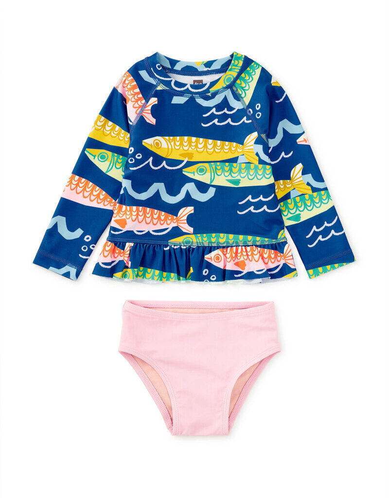 Tea Collection RASH GUARD BABY SWIM 2pc SARDINAS DEL MAR