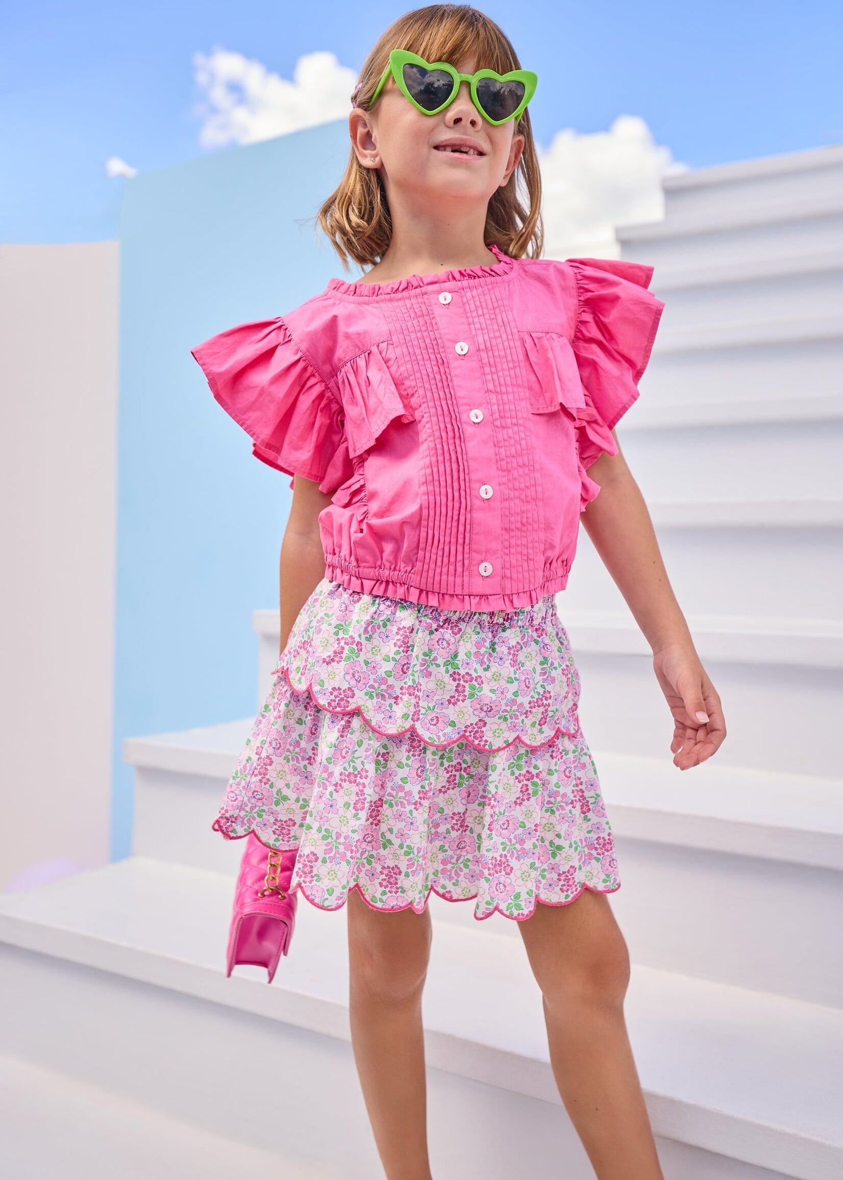 Bisby Annie Top Hot Pink