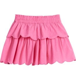 Bisby Tiered Skort Hot Pink