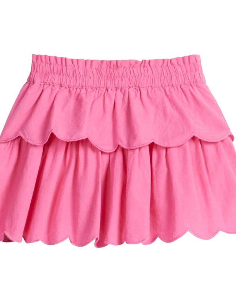 Bisby Tiered Skort Hot Pink