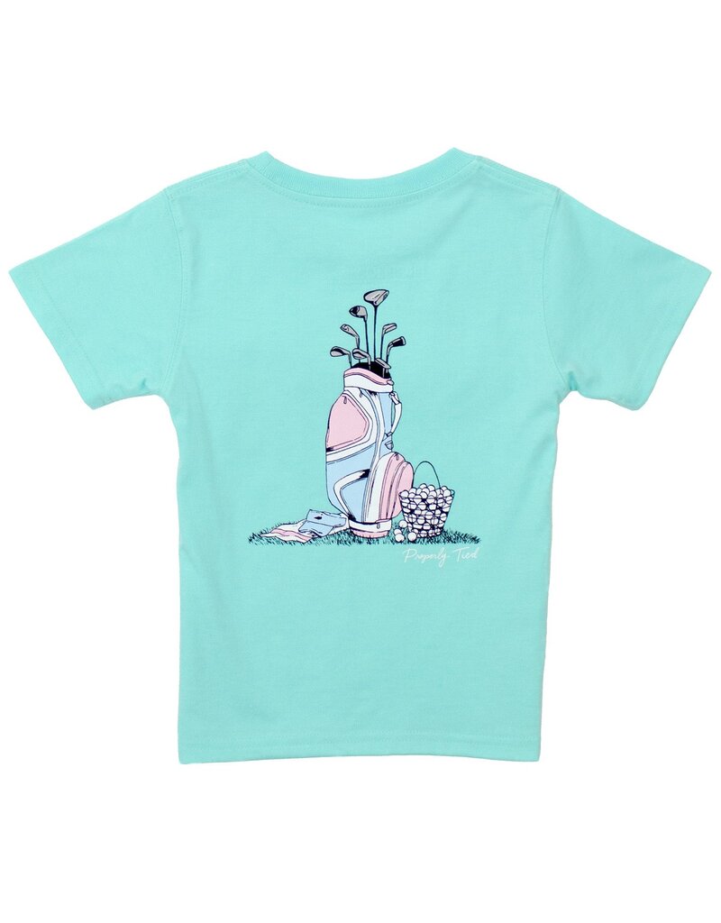 Properly Tied Girls Golf Clubs S/S Seafoam