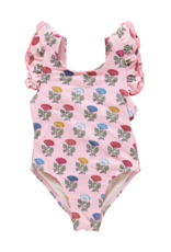 Pink Chicken Liv Suit Multi Flower Drop