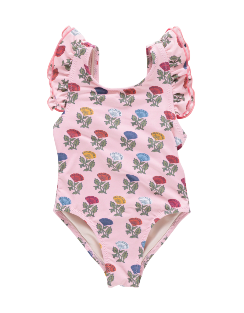 Pink Chicken Liv Suit Multi Flower Drop