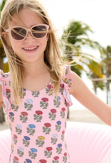 Pink Chicken Liv Suit Multi Flower Drop