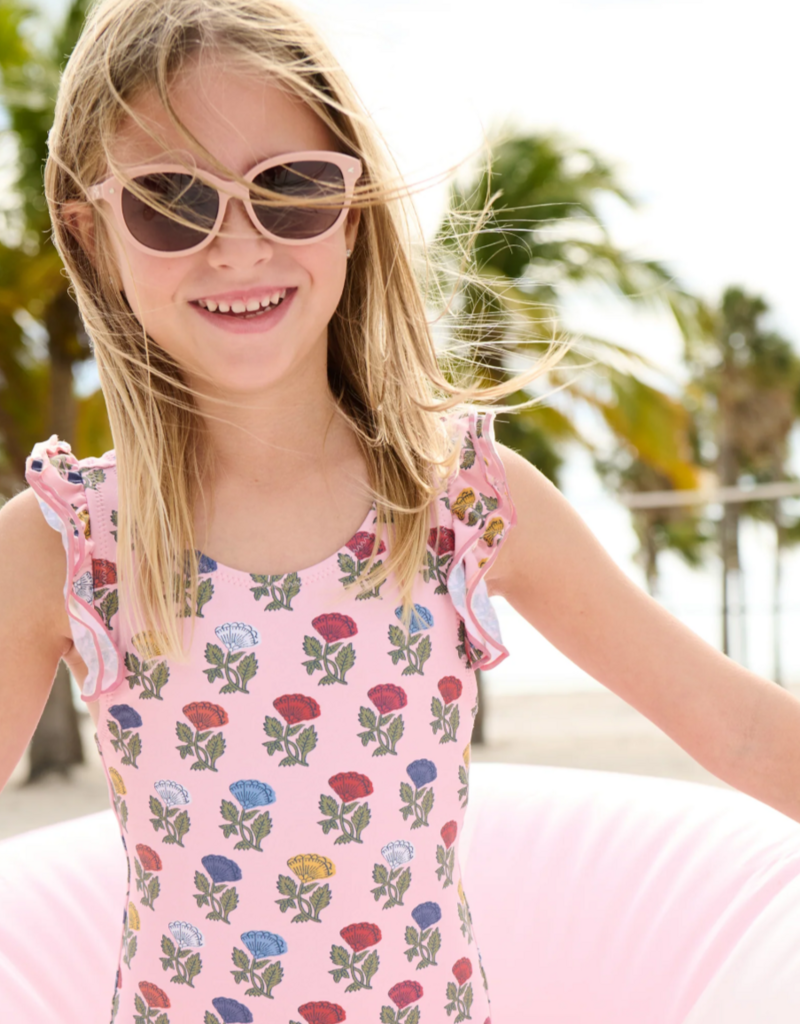 Pink Chicken Liv Suit Multi Flower Drop