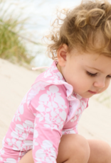 Pink Chicken baby girls rachel suit - pink bouquet floral