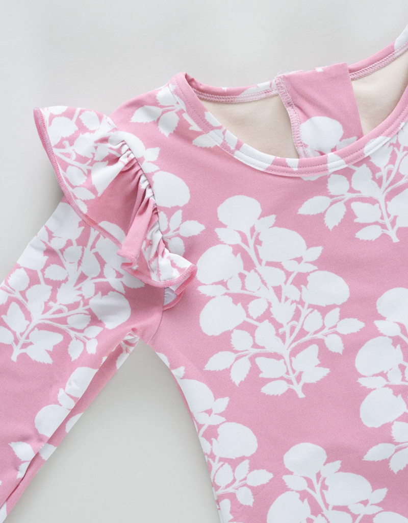 Pink Chicken baby girls rachel suit - pink bouquet floral
