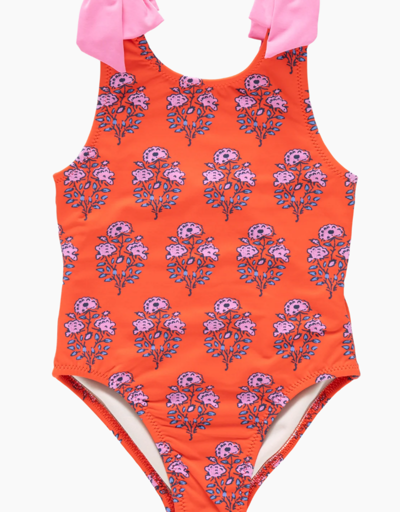 Pink Chicken girls shelly suit - strawflower