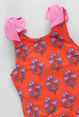 Pink Chicken girls shelly suit - strawflower