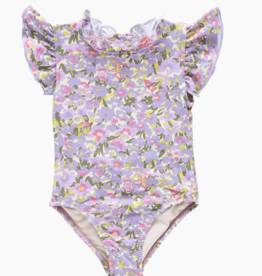 Pink Chicken girls jennifer suit - allover sketched floral