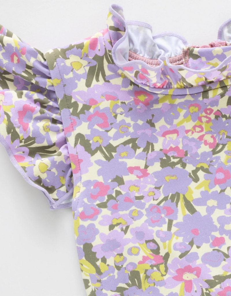 Pink Chicken girls jennifer suit - allover sketched floral