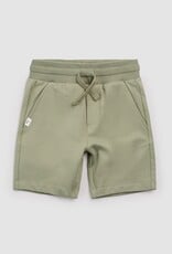 miles the label DUSTY GREEN KNIT SHORTS