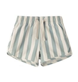 Rylee + Cru Inc. SWIM TRUNK GREEN STRIPE