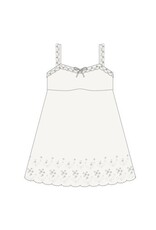 Rylee + Cru Inc. TEEN IDA MINI DRESS IVORY