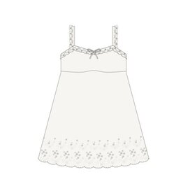 Rylee + Cru Inc. TEEN IDA MINI DRESS IVORY