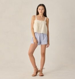 Rylee + Cru Inc. SALE TEEN EYELET SWING TOP IVORY