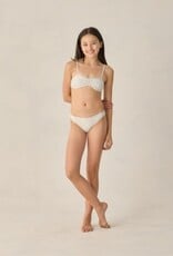 Rylee + Cru Inc. TEEN CARDIFF BIKINI SET GREEN FLEUR NATURAL