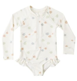 Rylee + Cru Inc. RASHGUARD ONE-PIECE ANGEL FISH