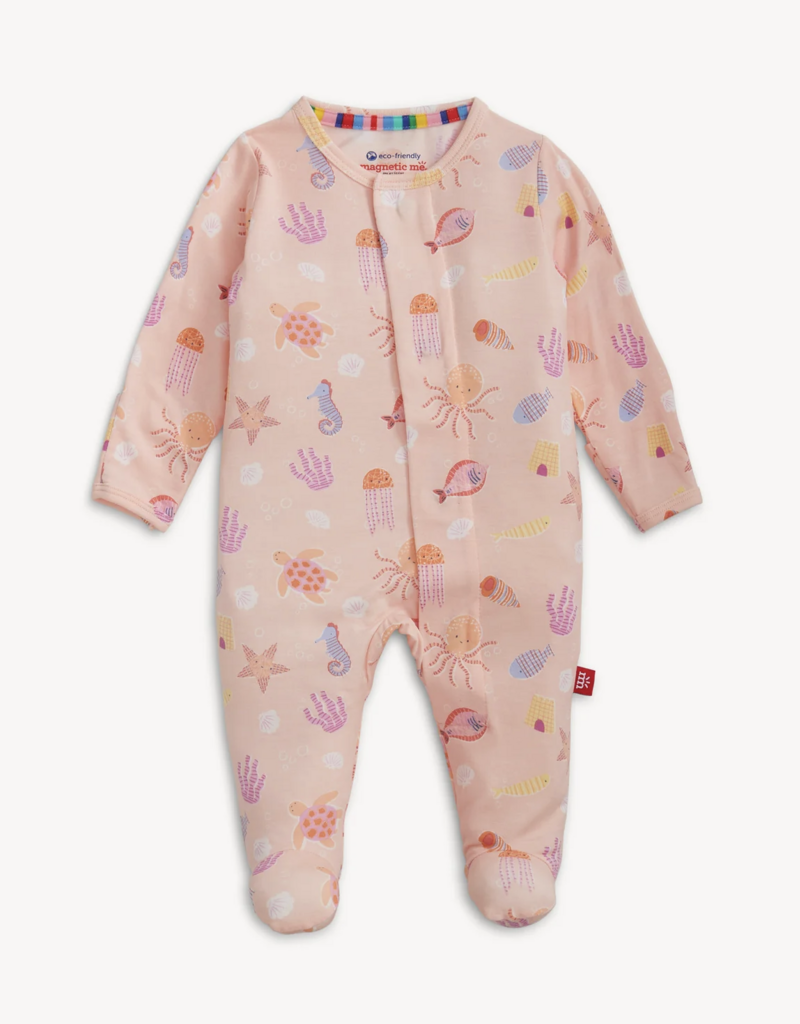 Magnetic Me Deep Chic Pink Modal Magnetic Footie