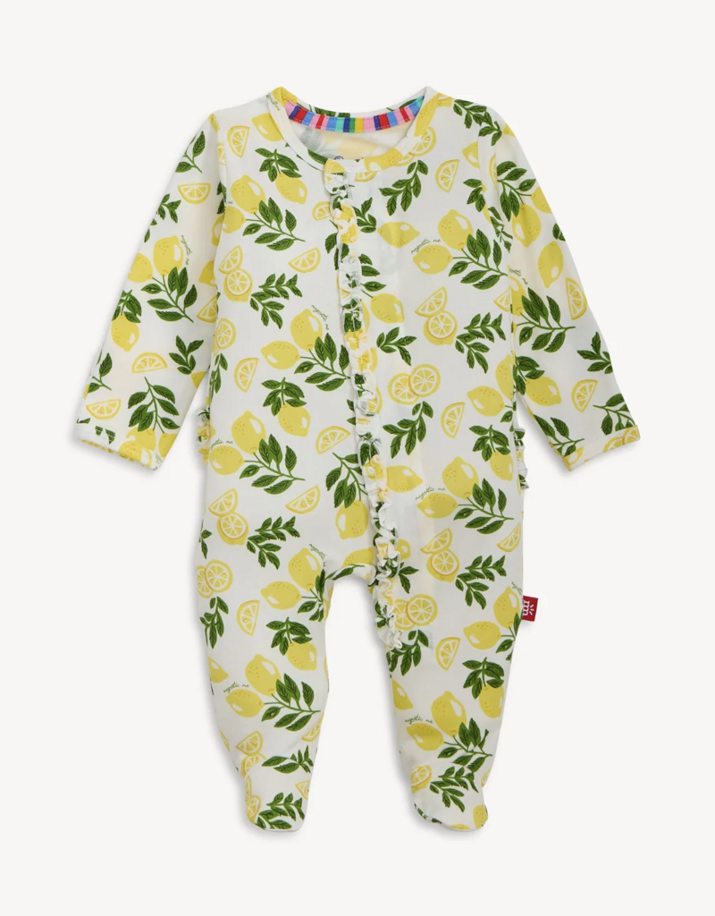 Magnetic Me Simply the Zest Modal Footie w/Ruffles