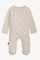 Magnetic Me Tiny Tides Pink Organic Cotton Footie