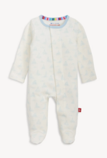 Magnetic Me Tiny Tides Blue Organic Cotton Footie