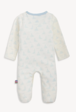 Magnetic Me Tiny Tides Blue Organic Cotton Footie