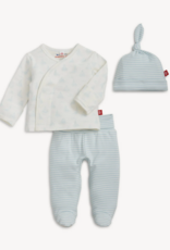 Magnetic Me Tiny Tides Blue Organic Cotton Kimono Set