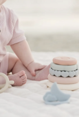 Marlowe & Co. Classic Silicone Stacking Teething Ring Toy