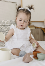 Marlowe & Co. Cream Multi Mix Silicone Tea Play Set