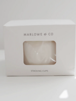 Marlowe & Co. Classic Silicone Stacking Nesting Cups