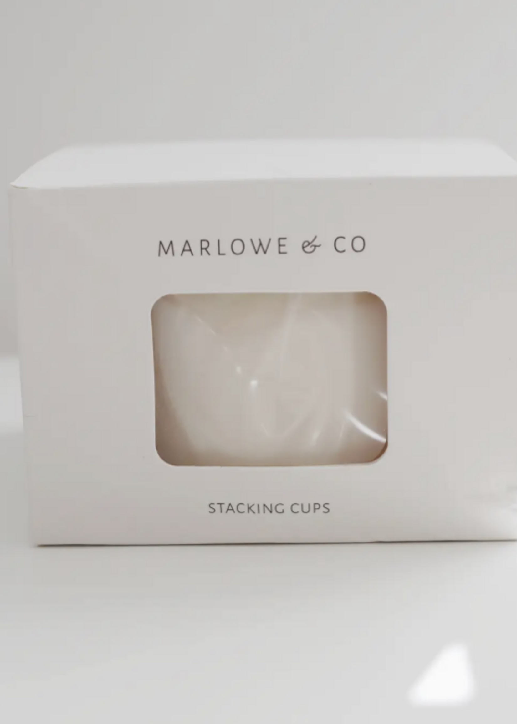 Marlowe & Co. Classic Silicone Stacking Nesting Cups