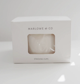 Marlowe & Co. Classic Silicone Stacking Nesting Cups