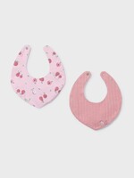 Mayoral Pink 2pc Bib Set