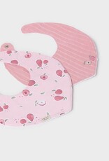 Mayoral Pink 2pc Bib Set