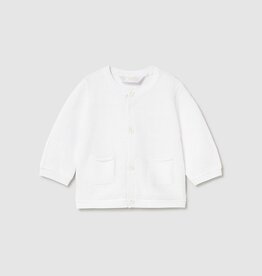Mayoral Boys White Knit Cardigan