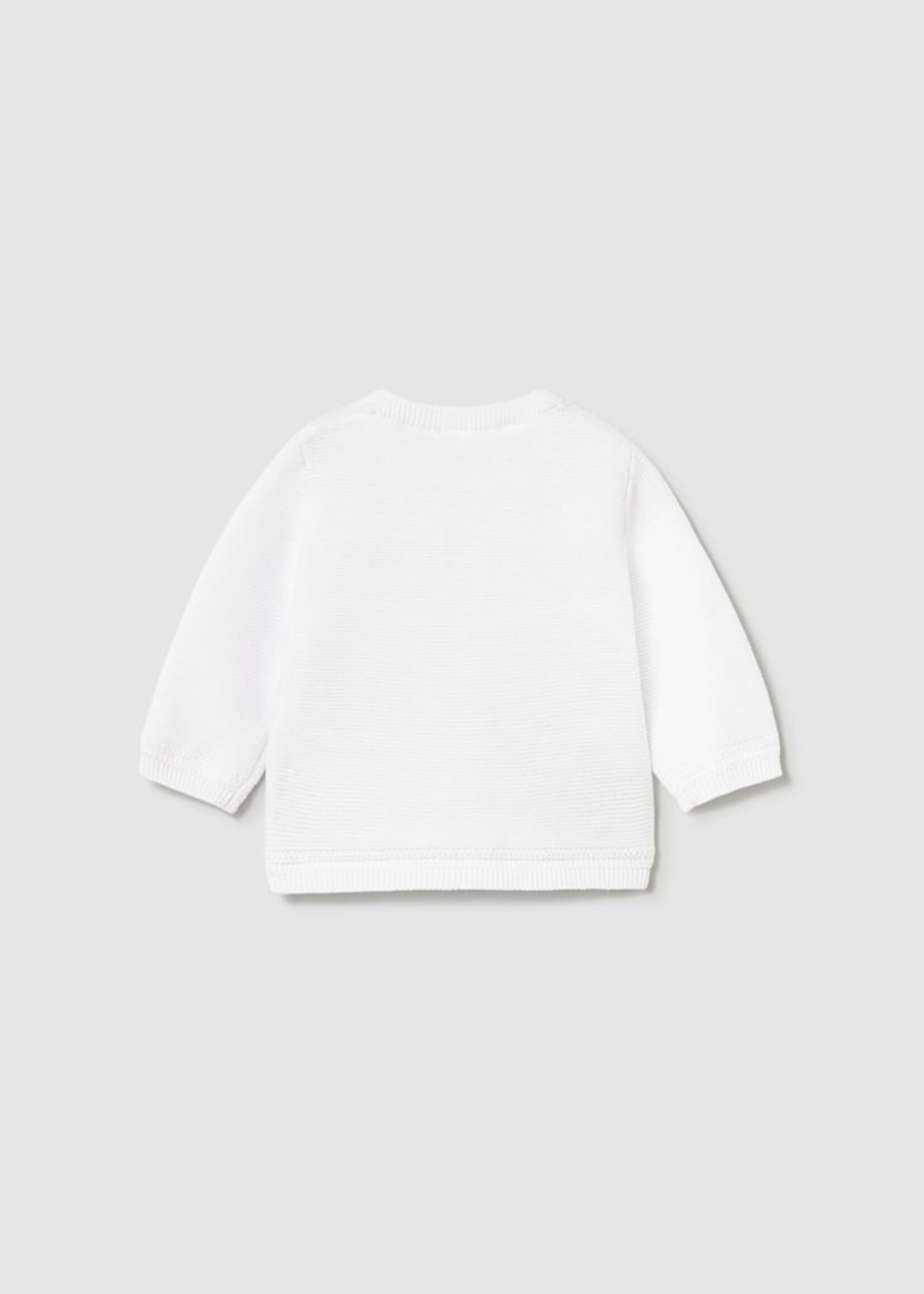 Mayoral Boys White Knit Cardigan