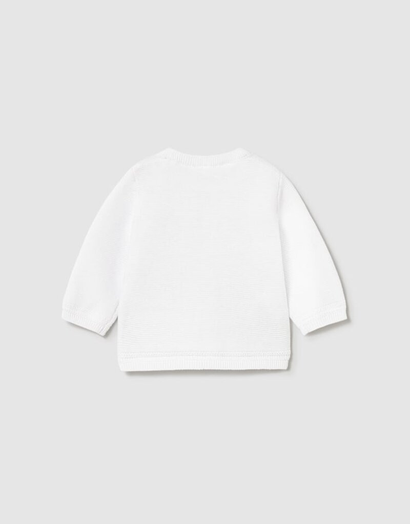 Mayoral Boys White Knit Cardigan