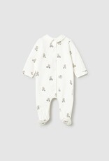 Mayoral White Footie w/Bear Print