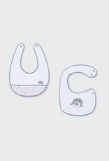 Mayoral Elephant Print 2pc Bib Set