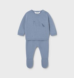 Mayoral Knit Atlantic Footed Pant Set