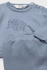 Mayoral Knit Atlantic Footed Pant Set