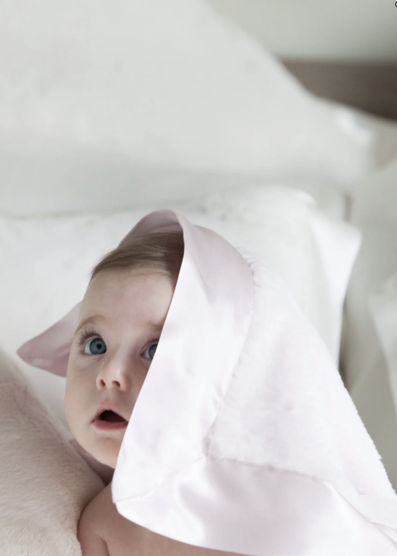 Little Giraffe Luxe Blanky Silver