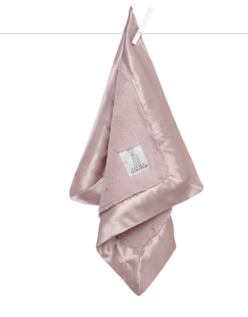 Little Giraffe Luxe Blanky Dusty Pink