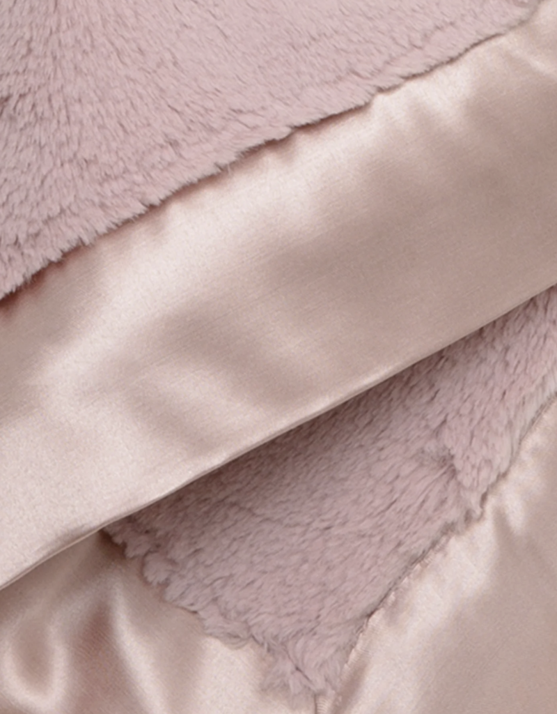 Little Giraffe Luxe Blanky Dusty Pink