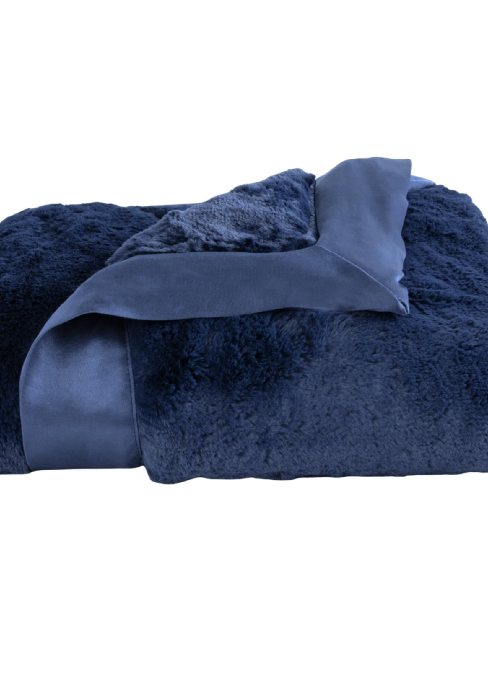 Little Giraffe Luxe Baby Blanket Denim