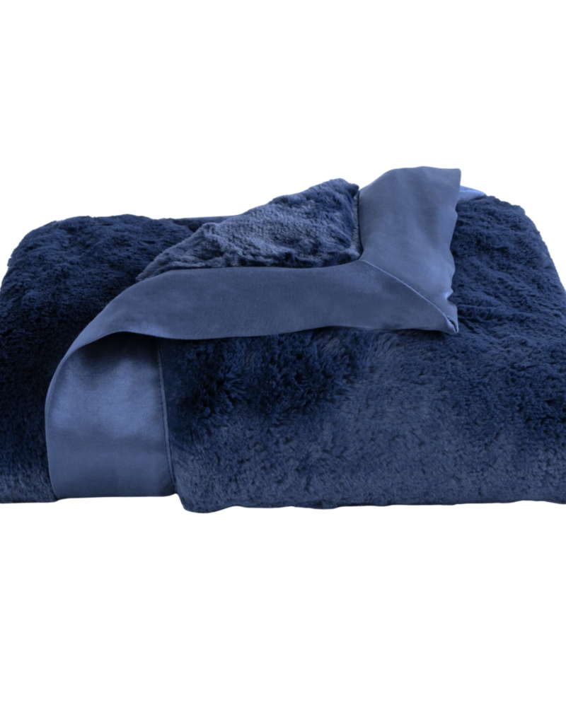 Little Giraffe Luxe Baby Blanket Denim